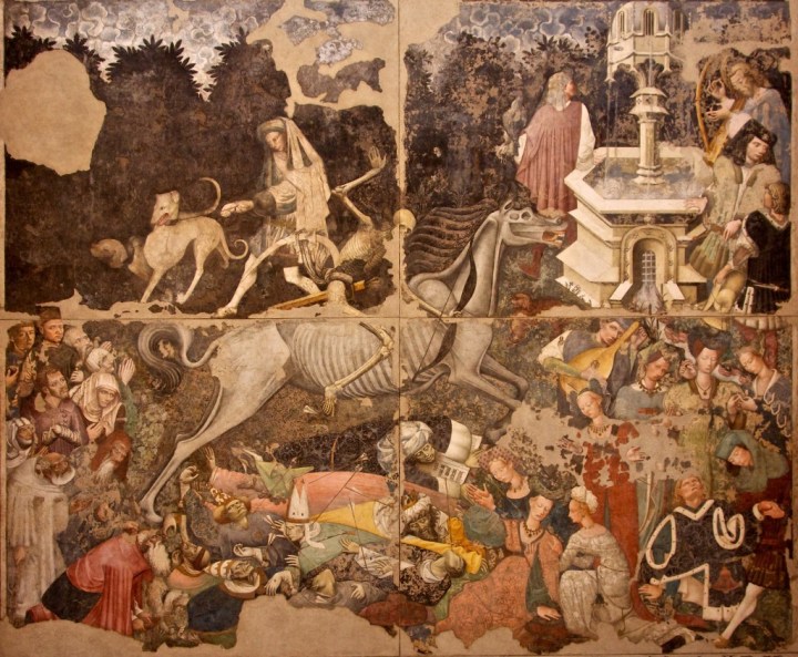 Triumph of Death Wall Painting, ca. 1448, Palazzo Abatellis, Palermo 